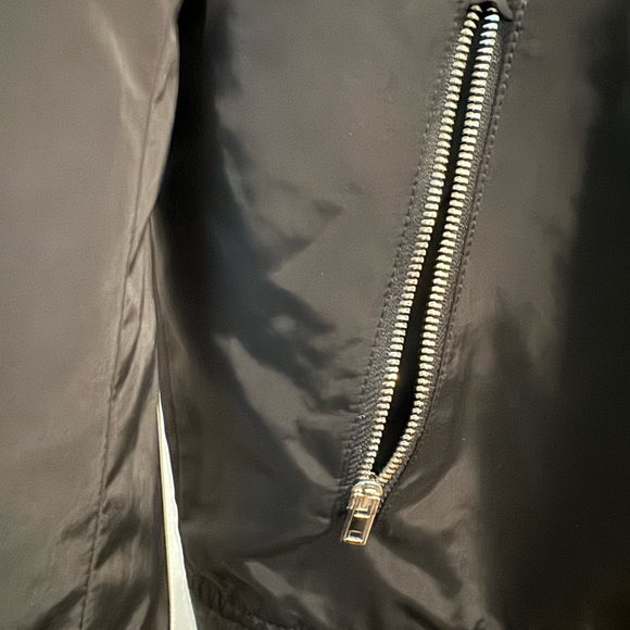 Club Monaco Black Bomber Jacket Size Large - Picture 3 of 5